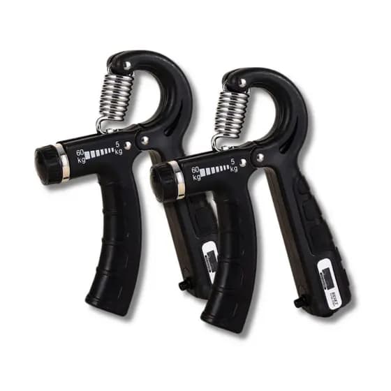 Par Hand Grip Flexor De Punho Com Mola Ajustável Antebraço Mãos