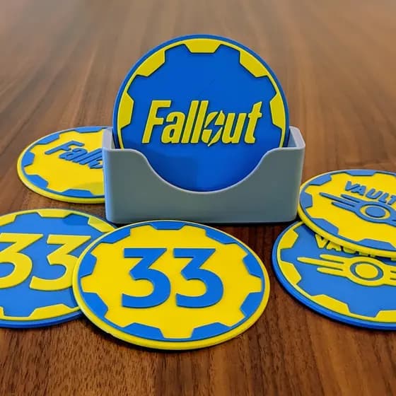 Porta-Copos Inspirados no Jogo/Série Fallout