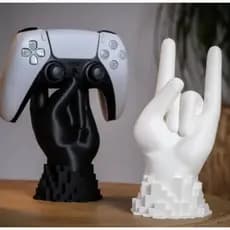 Suporte Controle Xbox, Playstation PS3 PS4 PS5 Nintendo e Celular - Símbolo do Rock