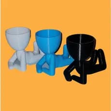 Vasinho Homem Deitado - Elegância e Serenidade em Sua Decoração! - 3 Unidades