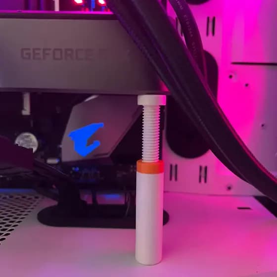 Suporte Ajustável para GPU/Suporte Para Placa De Vídeo: Suporte Seguro e Ajustável para sua Placa Gráfica!