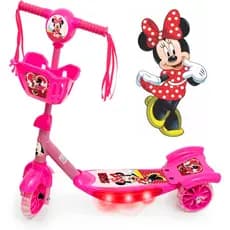 Patinete Musical 3 Rodas Infantil Cesta E Luzes Vários Modelos Lindos Novidade