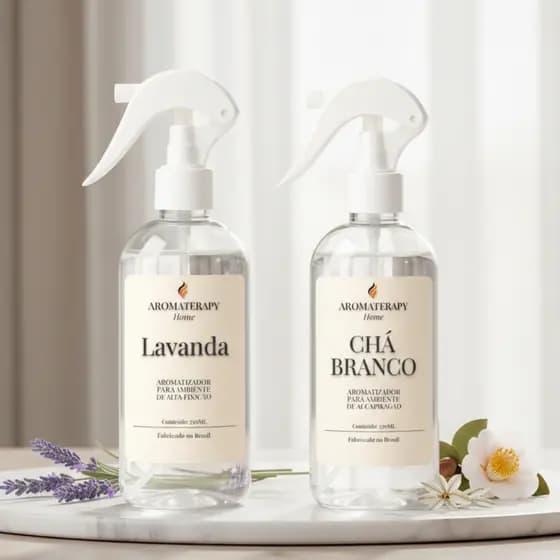 Kit C/ 2 Águas perfumadas | Home Spray para ambientes e tecidos | Odorizante de Tecidos Ambiente