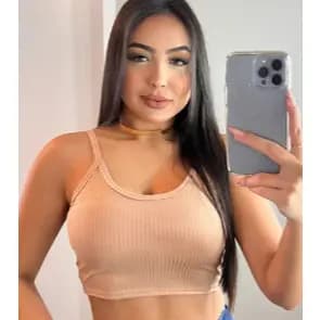 Cropped Feminino Alcinha Fina Tecido