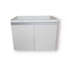 Gabinete de Banheiro Planejado Sob Medida MDF 15mm 2 Portas com Prateleira Interna.