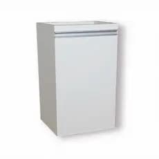Gabinete de Banheiro Planejado Sob Medida MDF 15mm 1 Porta com Prateleira Interna