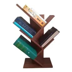 Porta Livros Livreiro Estante Prateleira P/ Livros Revistas Mdf NOVA IMBUIA