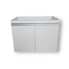 Gabinete de Banheiro Planejado Sob Medida MDF 15mm 2 Portas com Prateleira