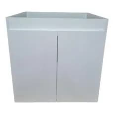 Gabinete de Banheiro Planejado Sob Medida MDF 15mm 2 Portas com Prateleira.