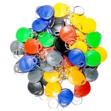 50 Pçs/Lote T5577 EM4305 Cópia Regravável Gravável Rewrite Duplicar RFID Tag Token Keyfobs Proximidade Pode Copiar 125 Khz Cartão
