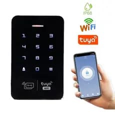 Tuya Wifi À Prova Dip67 Água IP67 Ao Ar Livre Teclado Código De Passagem Controle Acesso Dupla Frequência 125kHz + 13.56