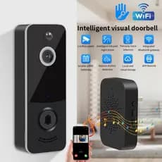 TTLOCK 2.4G WiFi Campainha De Vídeo 1080P Câmera De Segurança Externa Sem Fio Infravermelho Visão Noturna Interfone Toca