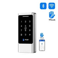 TTLock Controle De Acesso Bluetooth 1000 Usuários Toque Teclado Cartão IC Leitor NFC IP66 À Prova Dip66 Água Ao Ar Livre