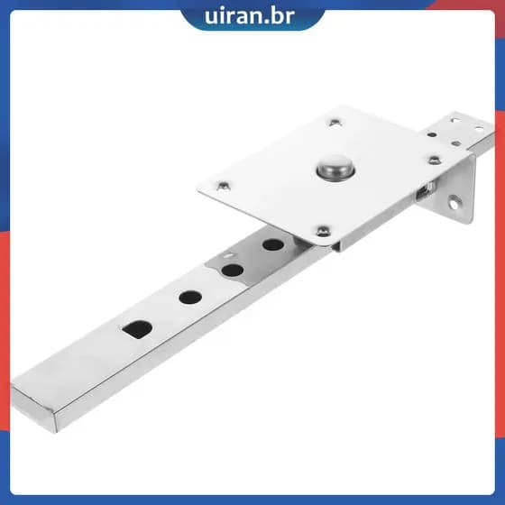 🎀 1Acessório Suporte Headrest Para Cadeira De Barbeiro Ferro Prata