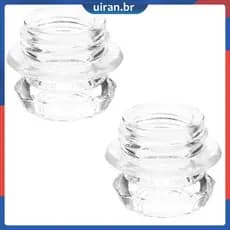 ☕ 2Peças Tampa De Vidro Para Cafeteira Percolator Uso Em Cafeteira