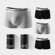Cueca Boxer antibacteriana de cintura média para homens adultos cuecas Boxer Modal meninos cuecas de algodão puro