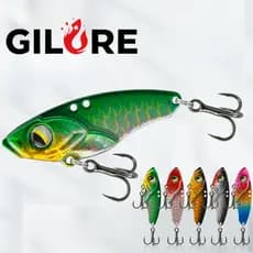 Isca Artificial Vibrante Tipo Jig de Cobre Lançamento Longo Camadas Múltiplas