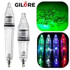 12cm 17cm Luz Subaquática Pesca Noturna Isca Luminosa para Atrair Peixes Pesca em Alto Mar Lâmpada Marítima