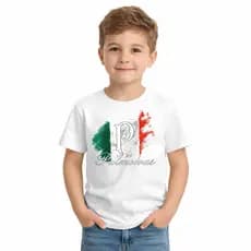 Camiseta Infantil Palmeiras 100% Algodão Camisa Time Menino Confortável Futebol Casual