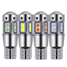 t10 1X super bright car led light bulb Escudo De Alumínio Com Lente w5w 194 3030smd Diodo auto Lâmpada Para Carro 12 V styling Luz Branca