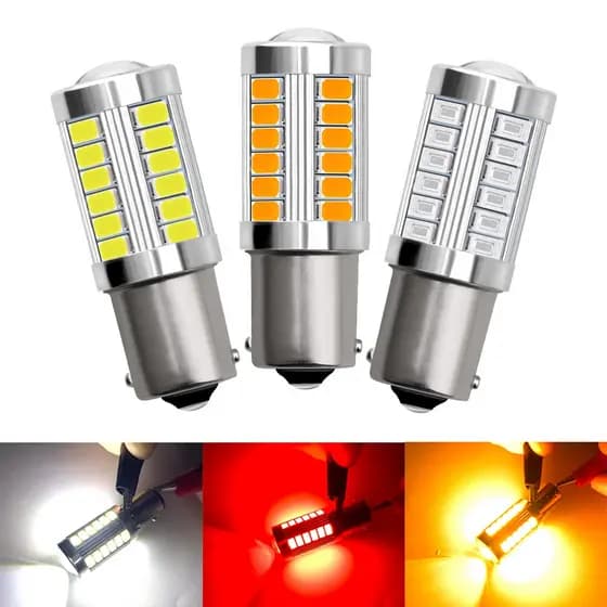 1pcs Vire Lâmpada De Sinal , Luz Da Cauda Do Carro De Freio LED , 33 chips , T20 7440 7443 1156 1157 Para Carros , Preço 1 Peça .