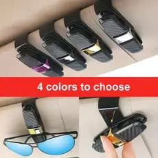 Suporte para óculos de sol para carro no carro Suporte para óculos de carro Suporte para óculos de carro para óculos clipe para óculos no carro