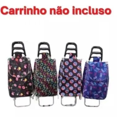 Acessórios para carrinho --A Carrinho de feira Compras--B Bolsa de carrinho