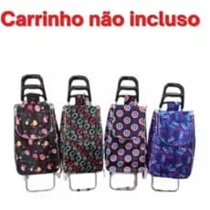 Acessórios para carrinho --A Carrinho de feira Compras--B Bolsa de carrinho