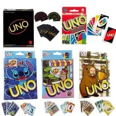Jogo de Cartas Card Game Unno Genérico Desenhos com 104 cartas