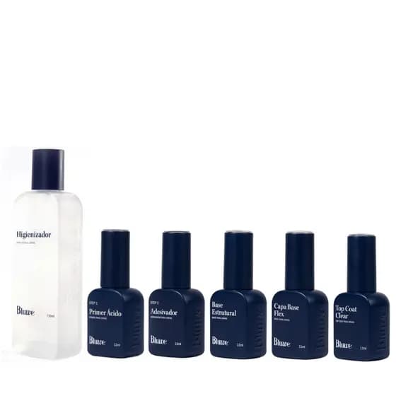 Kit Blindagem de unha Natural Bluwe