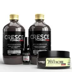 Kit Completo Shampoo Máscara E Tônico Para Crescimento Capilar Pistache
