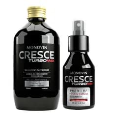 Kit Monovin Shampoo E Tônico Crescimento Capilar Vitaminas A+ B5 D-pantenol