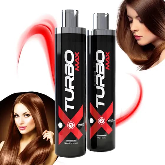 Kit Progressiva Sem Formol Turbo Max Selagem Redutora Profissional