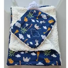 Kit Coleção safari manta cobertor para bebe + 1 naninha