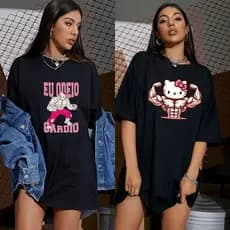 Kit 2 Camisetas De Treino Feminina Blusa Crossfit Corrida