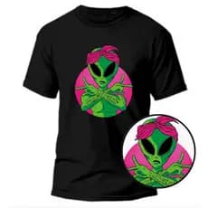 Camiseta Alienígena 100% Algodão