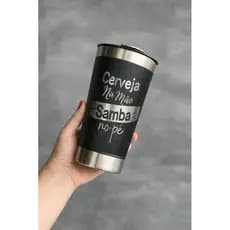 COPO TERMICO CARNAVAL 475 ml – A SENSAÇÃO DO BLOCO! 🍻🎭