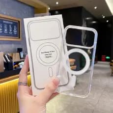Capinha Capa Para IPhone 17 17 Air 17 Pro 17 Pro Max Magsafe Transparente Case Protetora Peli Camer
