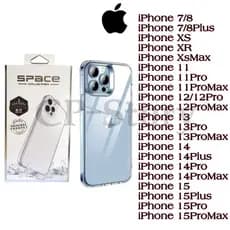Capa Acrílico Capinha transparente Case Space original Para iPhone 7 8plus Xs XR 11 12 13 14 15 16