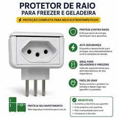 Protetor Contra Queda De Energia Geladeira E Freezer P&W