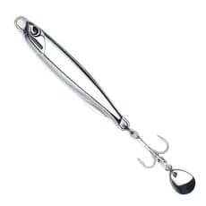 10g/15g/20g/30g/60g Iscas De Pesca De Robalo De Metal Tiro Longo Isca Dura Colher Anzol Artificial