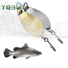 2.5g/3.5g/5g Colher De Pesca Isca Mini Iscas De Metal Duro Com Único Gancho