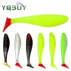 Conjunto De Isca Macia De Pesca Artificial 7cm/9cm/13cm De Cauda Em T Iscas Macias