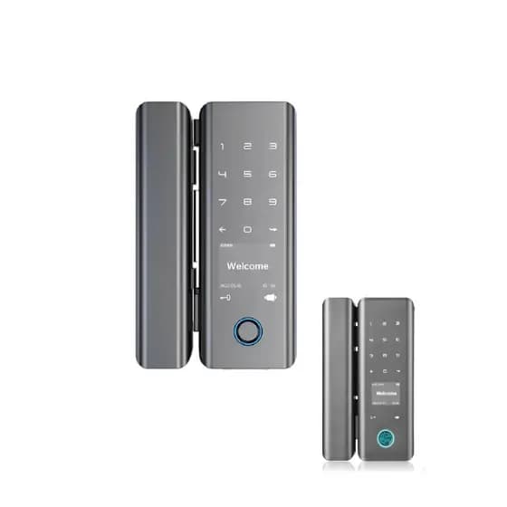 Fechadura Digital Porta De Vidro/ Madeira G9s Wifi Tuya