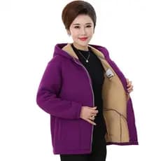 Primavera Outono Moda Nova Polar Velo Jaquetas Femininas Soltas Com Capuz Casaco Feminino Zíper Sólido Roupas