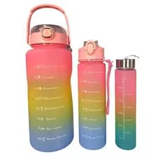 Garrafa De Agua frases portugues motivacionais garrafa de água feminina rosa