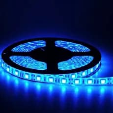 Fita Led 5050 5 Metros C/silicone Ip65 Azul 3000k