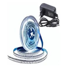 Fita Led Branca Fria 5m 6500k 240 Leds 12v Com+fonte 12v 3A