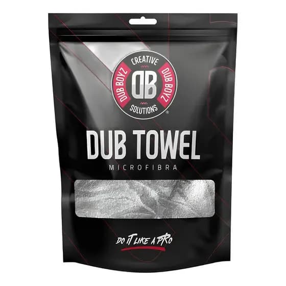 TOALHA DE MICROFIBRA DB TOWEL 400 GSM 40X60CM CINZA DUB BOYZ