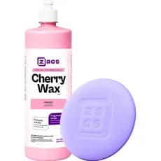 Cera Limpadora 4 Em 1 Cherry Wax 1l Brilho Aplicador Zacs